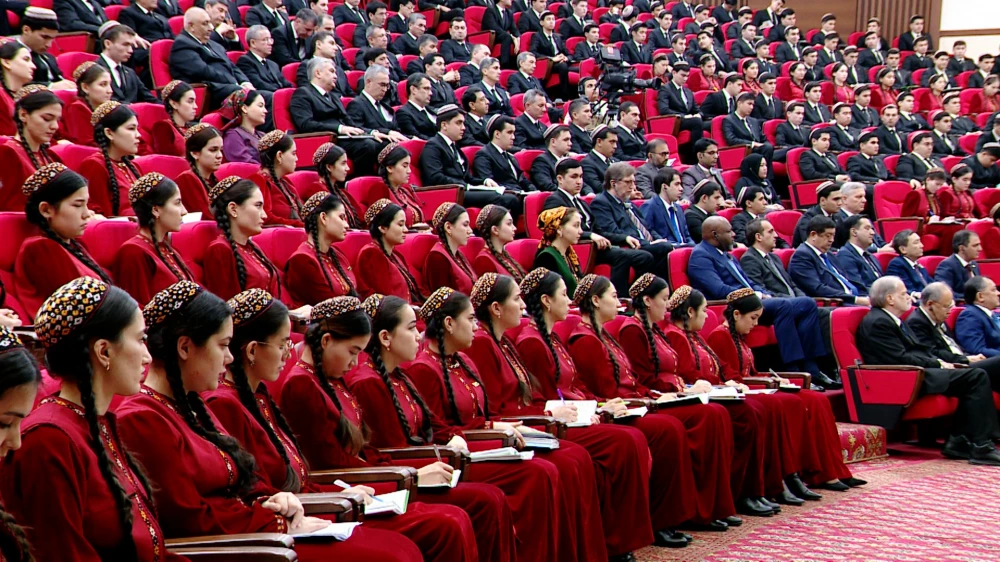 THE PRESENTATION CEREMONY OF THE SELECTED WORKS OF MAGTYMGULY PYRAGY TRANSLATED INTO THE  ITALIAN LANGUAGE