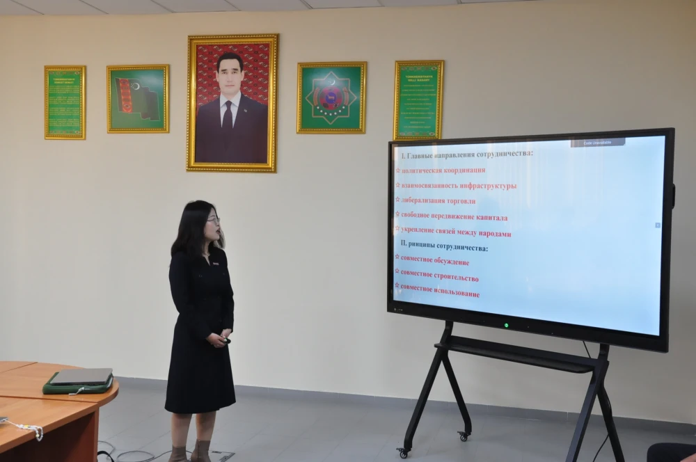 LANÇŽOU UNIWERSITETINIŇ WEKILLERINIŇ GATNAŞMAGYNDA OKUW SAPAGY GEÇIRILDI