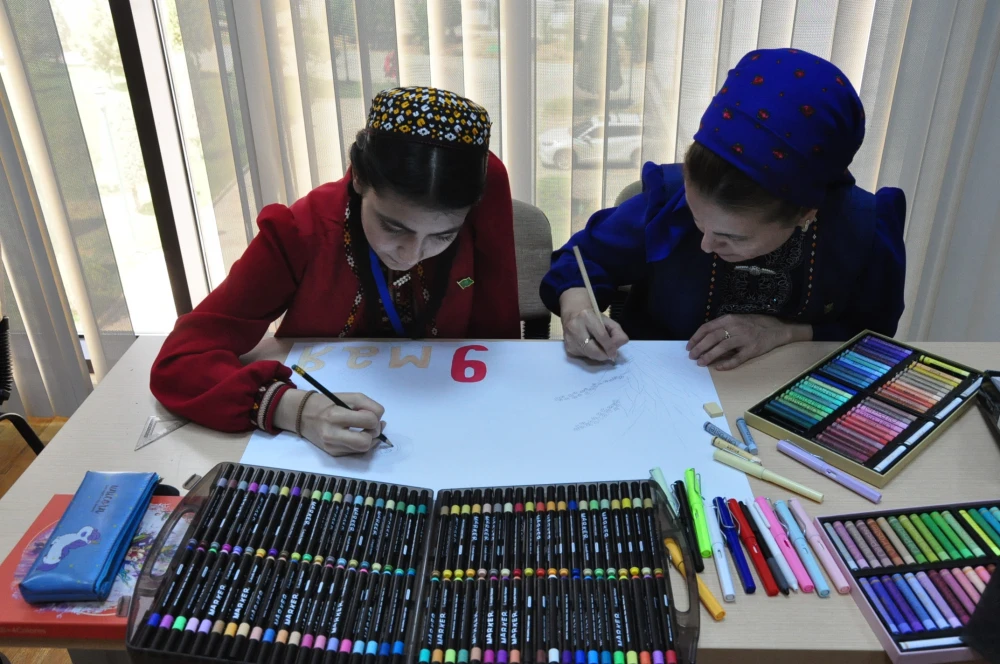 A drawing competition, on the occasion of the 80th anniversary of the Victory in the Great Patriotic War of 1941-1945 was held