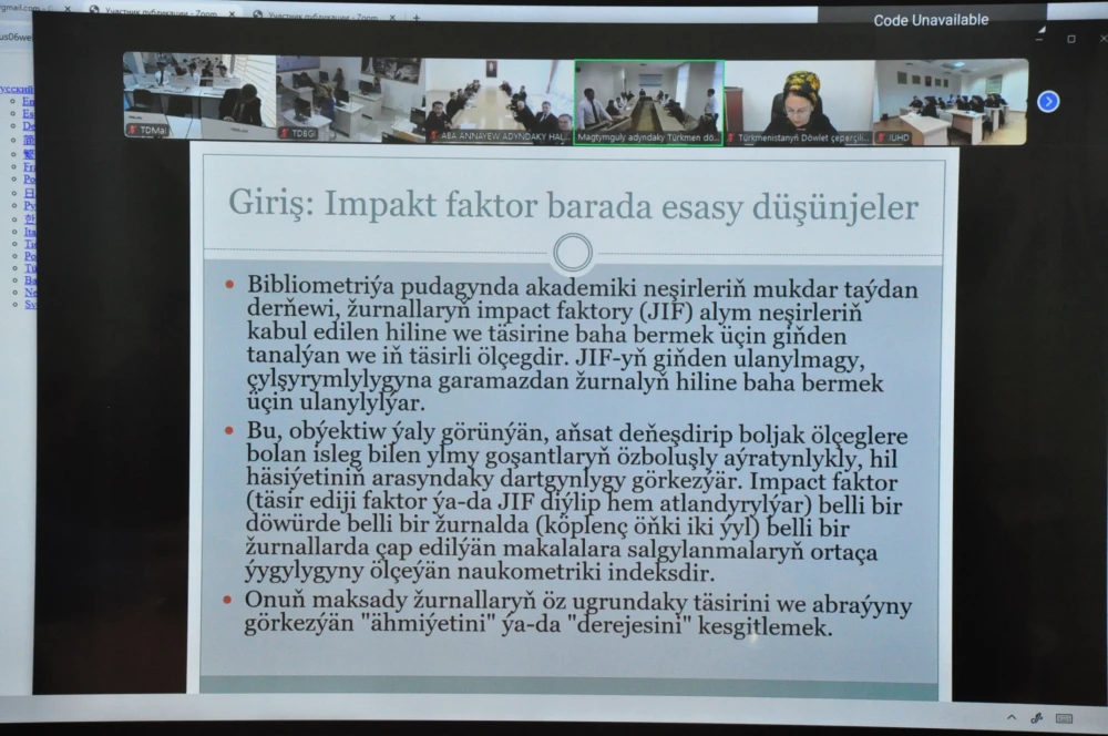 SANLY ULGAM ARKALY GEÇIRILEN OKUW-USULY MASLAHAT