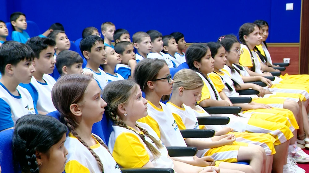 A LESSON WAS HELD AT THE “YASHLYK” CHILDREN’S HEALTH CAMP