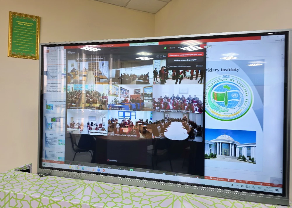 “ÇAGALARYŇ HUKUKLARYNY GORAMAK – PARAHATÇYLYGY WE HOWPSUZLYGY KEPILLENDIRMEK” ATLY TEMA BOÝUNÇA WEBINAR GEÇIRILDI