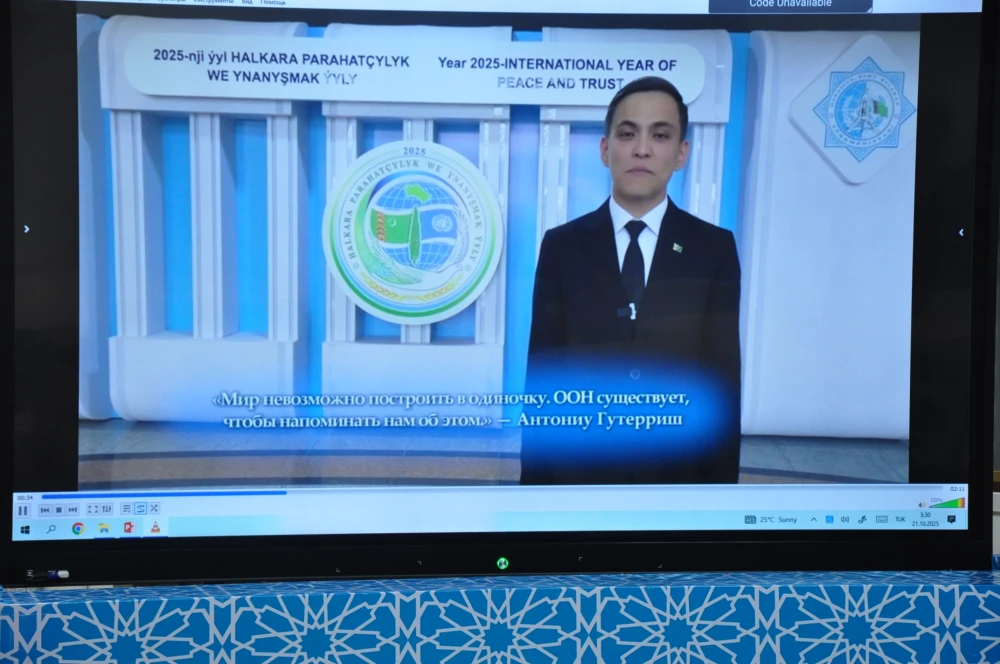 «LA NEUTRALITÉ PERMANENTE EST LA BASE DE LA PAIX» ATLY DÖREDIJILIK DUŞUŞYGY