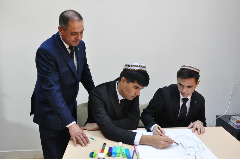 A drawing competition, on the occasion of the 80th anniversary of the Victory in the Great Patriotic War of 1941-1945 was held