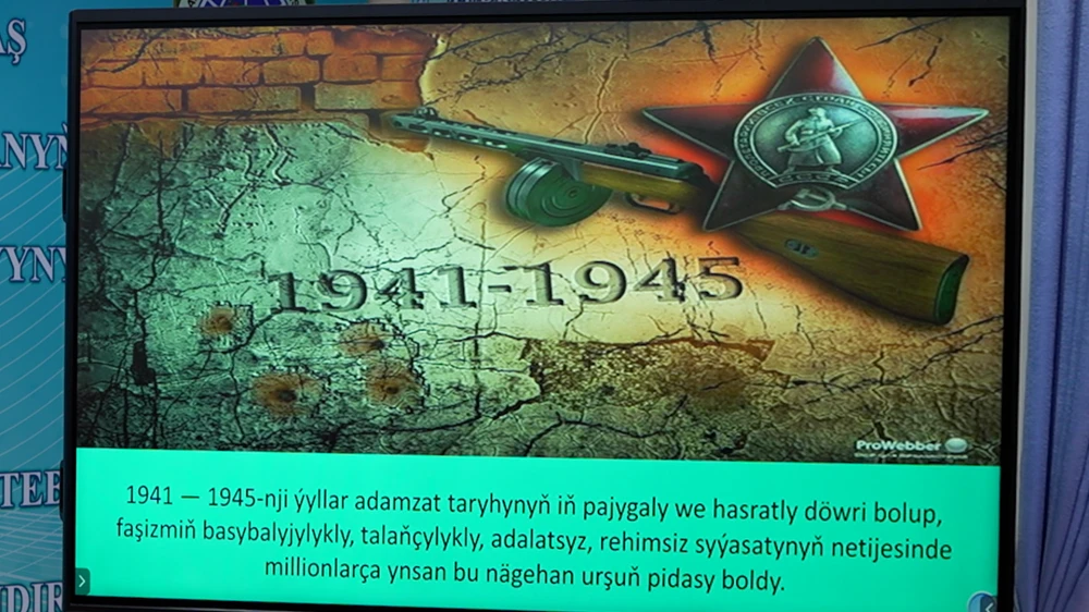 «PEDERLERIŇ GAHRYMANÇYLYGY – WATANSÖÝÜJILIGIŇ MEKDEBI» ATLY YLMY-AMALY MASLAHAT GEÇIRILDI