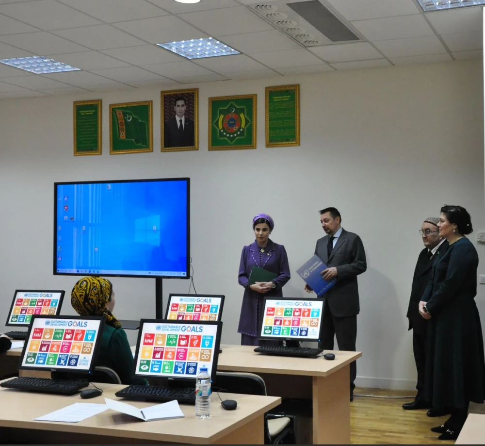 На высшем организационном уровне была проведена лекция по Целям устойчивого развития