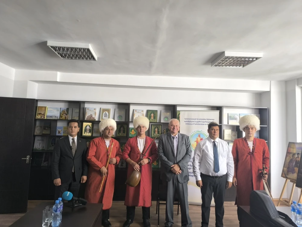 Successful Visit of the Turkmen Delegation to Tbilisi: Opening of the Magtymguly Pyragy Classroom and Strengthening of Cultural Ties