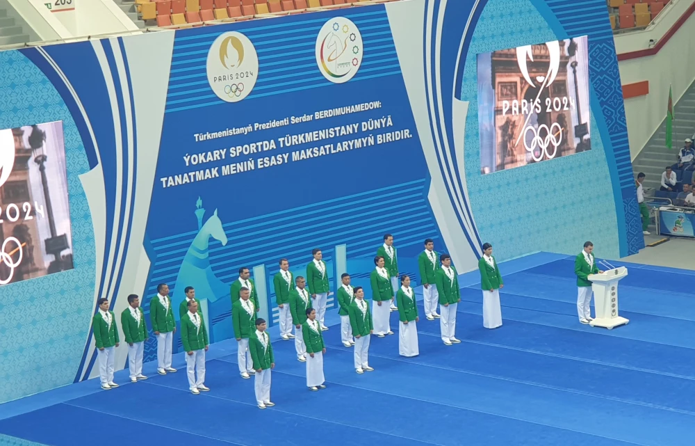 The Farewell Ceremony of  Turkmen Athletes to XXXIII Summer Olympic Games