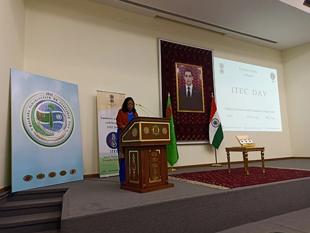 The Ceremony was held at the State Library of the State  Cultural Center of Turkmenistan