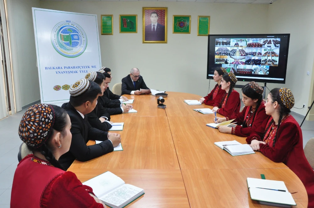 An Online Training Session Dedicated to 30 th Anniversary of the Permanent  Neutrality of Turkmenistan and Motto of the Year