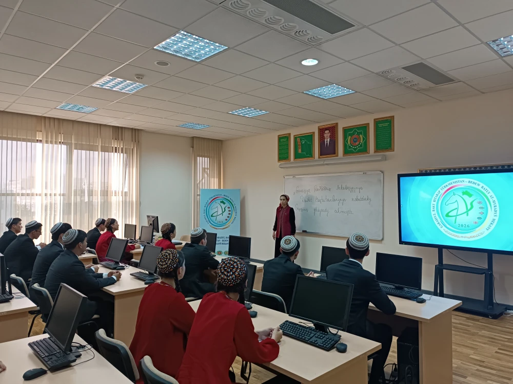GARAŞSYZ DÖWLETLERIŇ ARKALAŞYGYNYŇ DÖWLET BAŞTUTANLARYNYŇ NOBATDAKY GEŇEŞINIŇ YKDYSADY ÄHMIÝETI BARADA YLMY-AMALY SEMINAR GEÇIRILDI surady