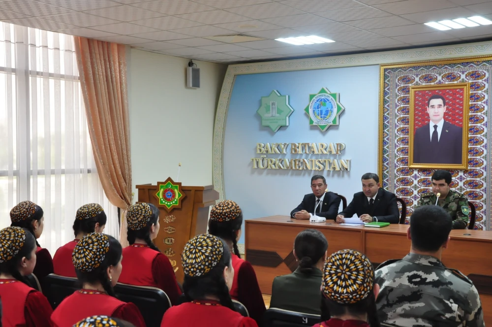 «RAÝAT GORANYŞY WE ADATDAN DAŞARY ÝAGDAÝLARDA HEREKET ETMÄGE TAÝÝARLYK» BOÝUNÇA WAGYZ-NESIHAT DUŞUŞYGY GEÇIRILDI