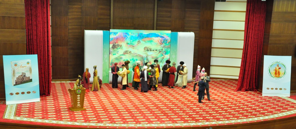 CEREMONY DEDICATED TO THE BOOK OF THE PRESIDENT OF TURKMENISTAN "ANAU-CULTURE ORIGINATED FROM MILLENNIA”