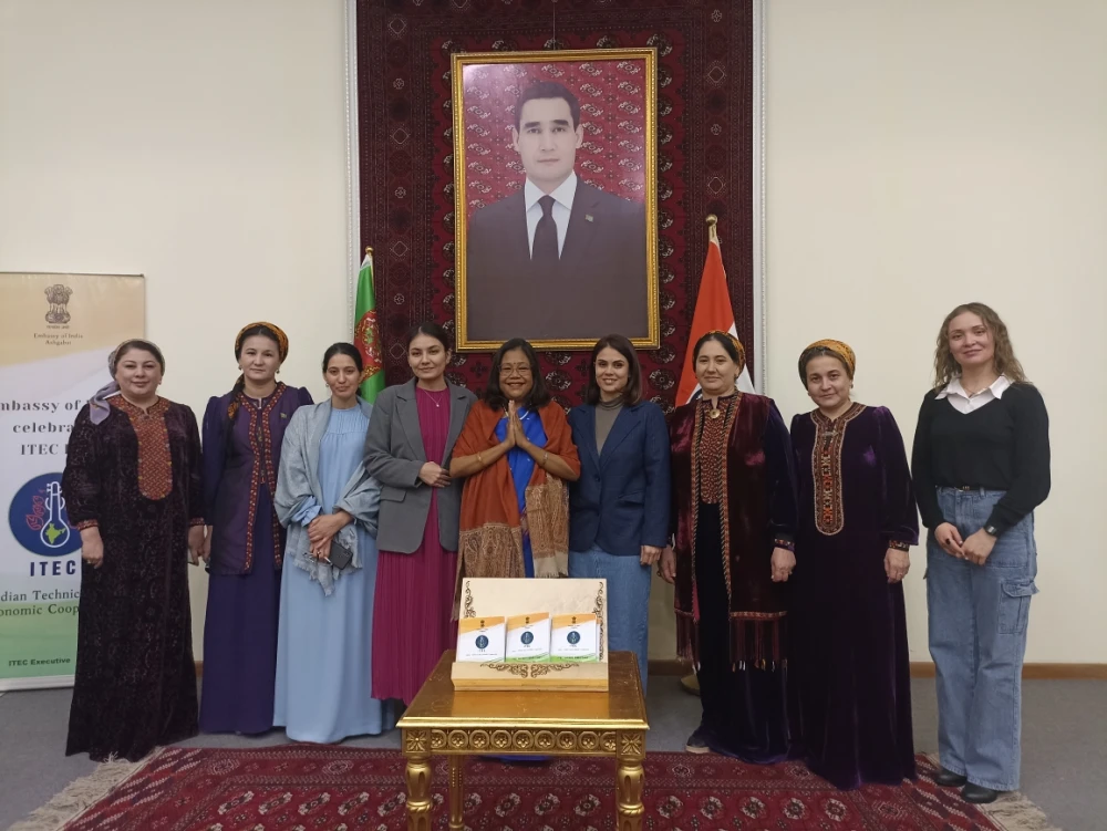 The Ceremony was held at the State Library of the State  Cultural Center of Turkmenistan