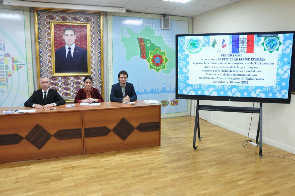 Fransuz diliniň halkara güni mynasybetli «Bahar pasly we edebiýat» atly dil hepdeligi geçirildi