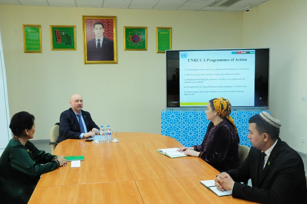 A Meeting with a Representative of the UN Regional Center for Preventive Diplomacy for Central Asia was held