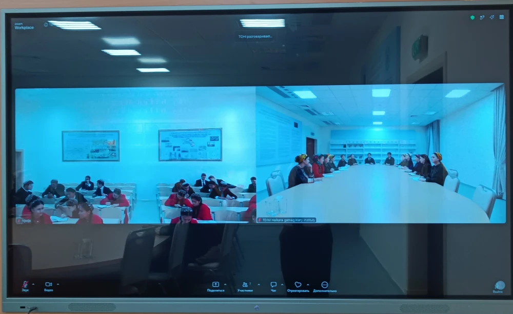 SANLY ULGAM ARKALY GEÇIRILEN WEBINAR