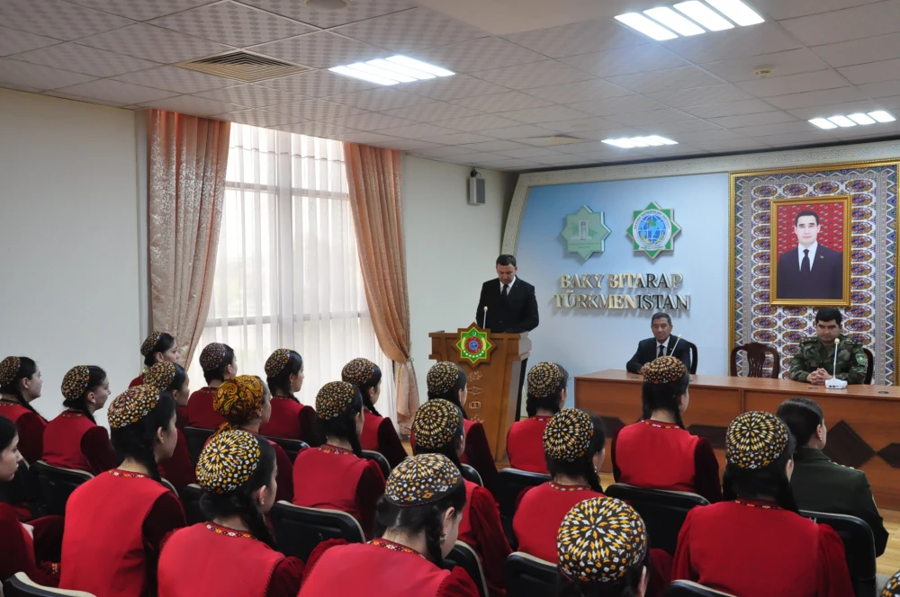 «RAÝAT GORANYŞY WE ADATDAN DAŞARY ÝAGDAÝLARDA HEREKET ETMÄGE TAÝÝARLYK» BOÝUNÇA WAGYZ-NESIHAT DUŞUŞYGY GEÇIRILDI