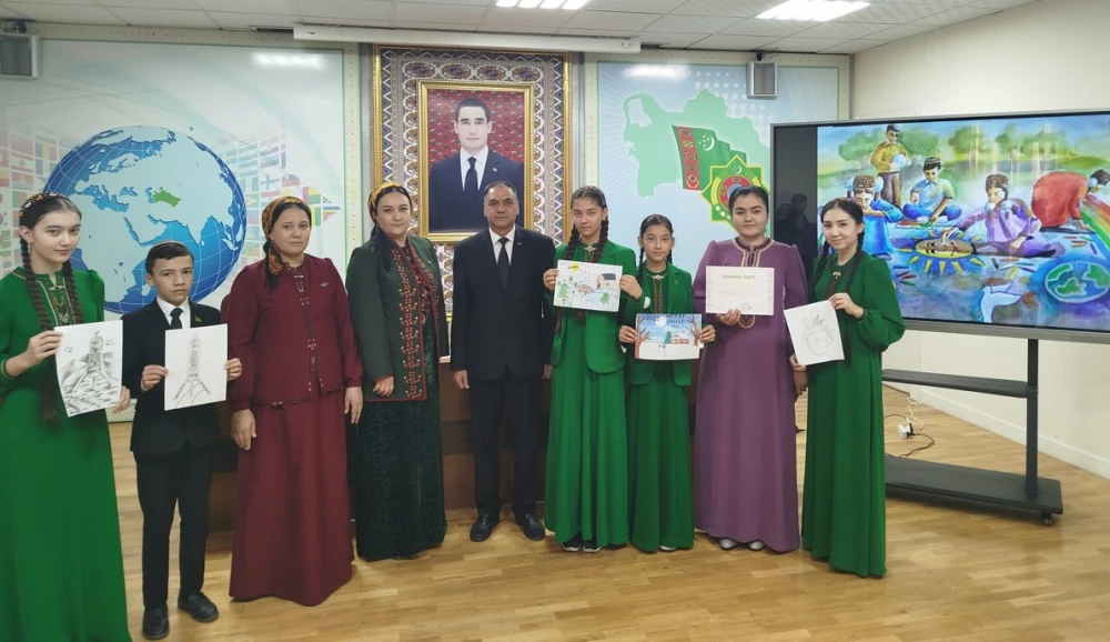 A DRAWING COMPETITION “HAPPY CHILDREN-THE FRUITS OF PEACE” WAS HELD