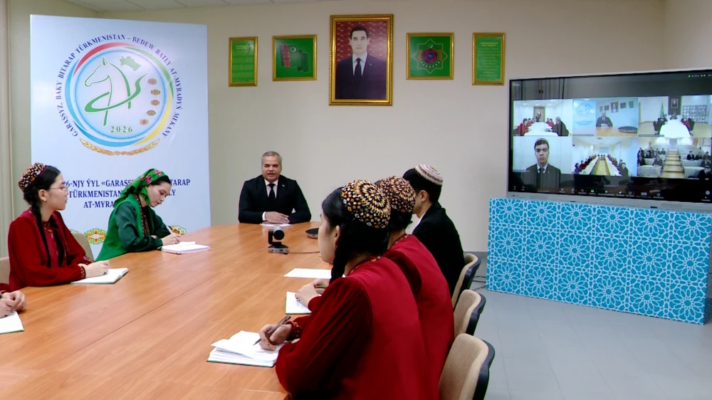 Media topar bilen sanly ulgam arkaly okuw sapagy geçirildi