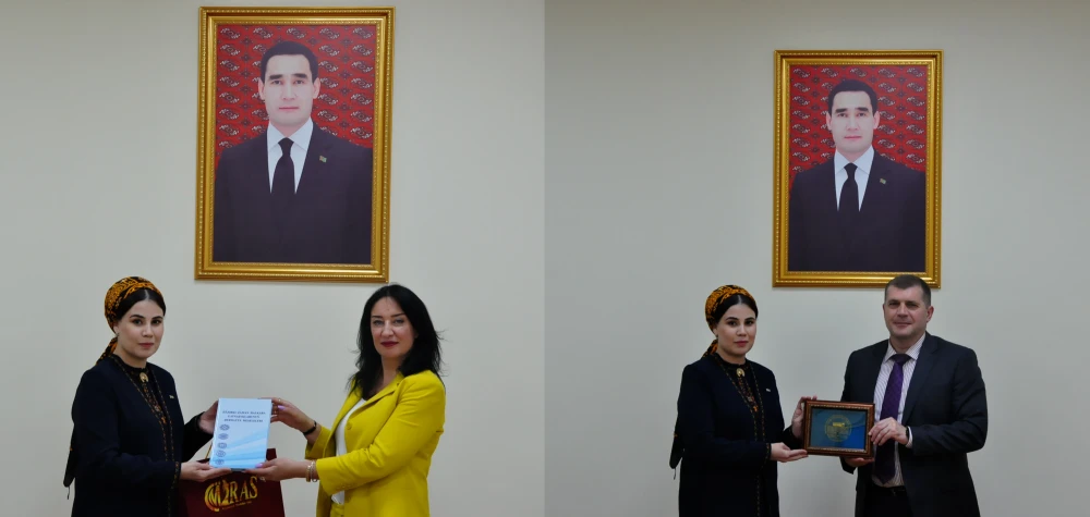 ASTRAHAN DÖWLET UNIWERSITETINIŇ REKTORY BILEN DUŞUŞYK GEÇIRILDI