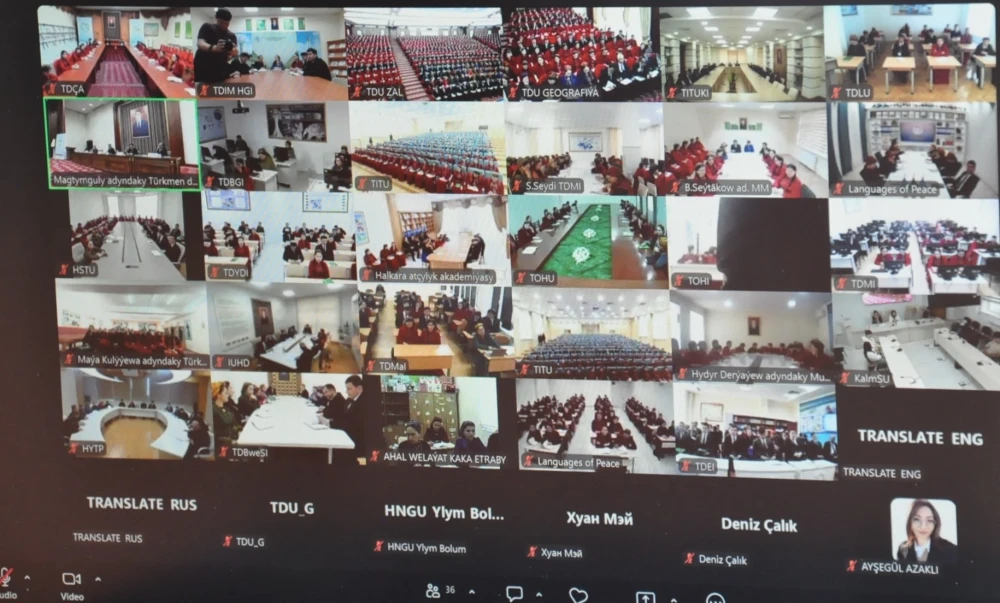 SANLY ULGAM ARKALY HALKARA YLMY-AMALY MASLAHAT GEÇIRILDI