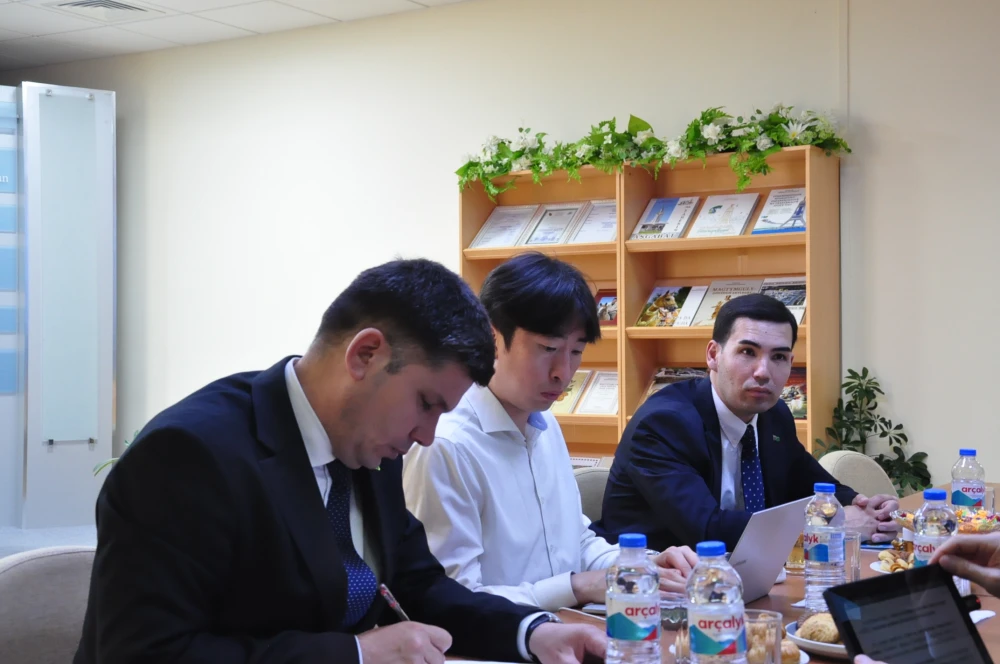 A Visit of Representatives of the “Yonhap” News Agency of the Republic of Korea