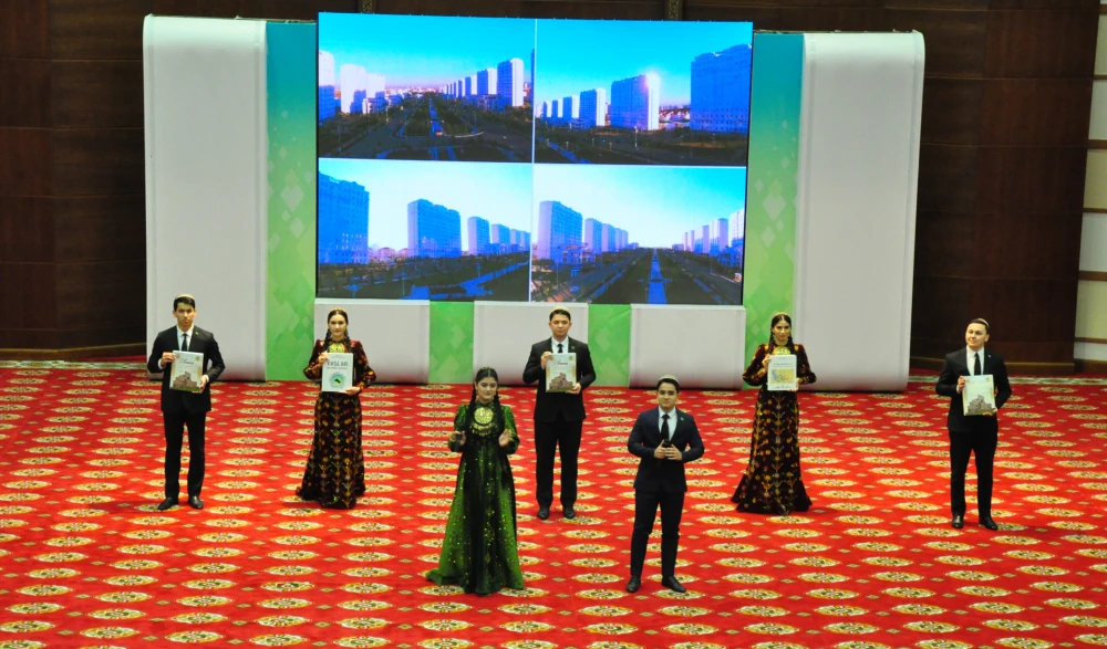 CEREMONY DEDICATED TO THE BOOK OF THE PRESIDENT OF TURKMENISTAN "ANAU-CULTURE ORIGINATED FROM MILLENNIA”