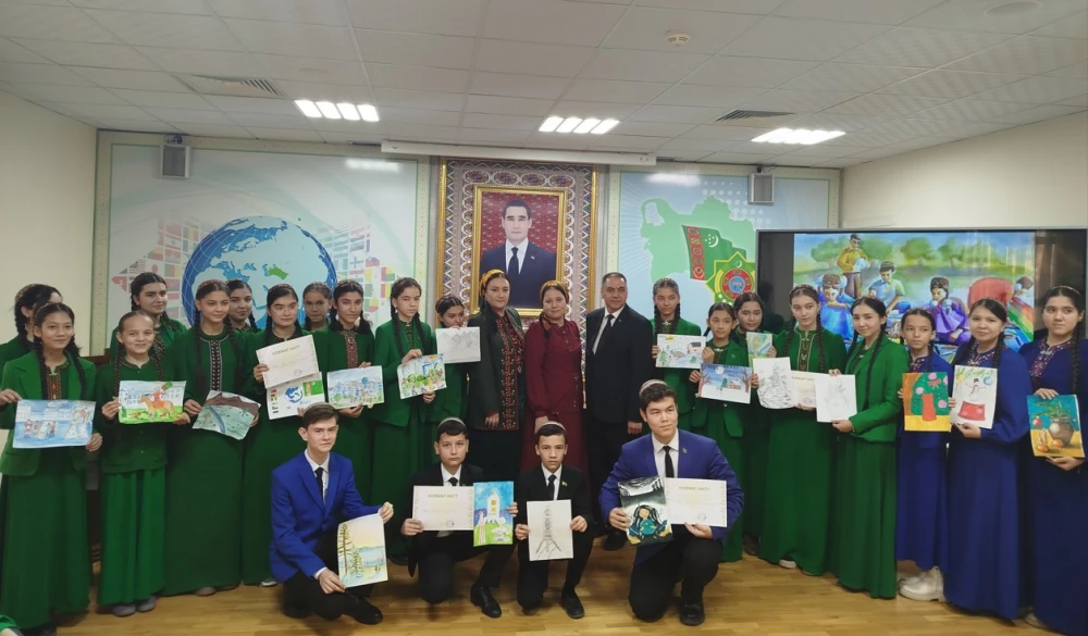 A DRAWING COMPETITION “HAPPY CHILDREN-THE FRUITS OF PEACE” WAS HELD