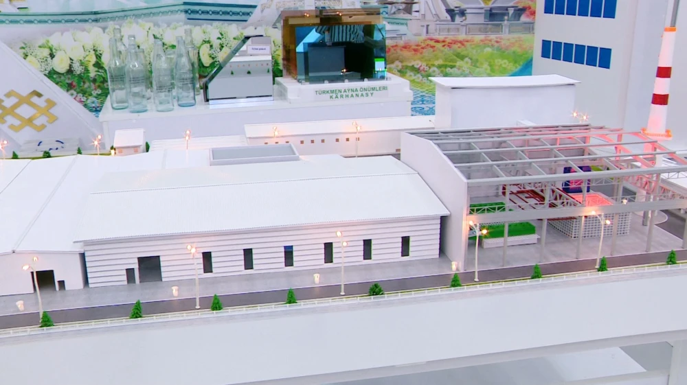 The exhibition of Turkmenistan's economic achievements dedicated to the 33rd anniversary of Independence of the country.