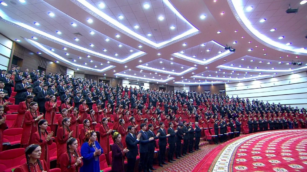 THE PRESENTATION CEREMONY OF THE BOOK OF ESTEEMED PRESIDENT “ÝAŞLAR – WATANYŇ DAÝANJY” WAS HELD
