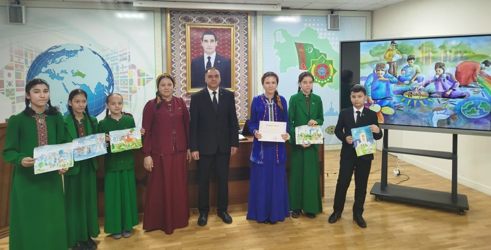 A DRAWING COMPETITION “HAPPY CHILDREN-THE FRUITS OF PEACE” WAS HELD