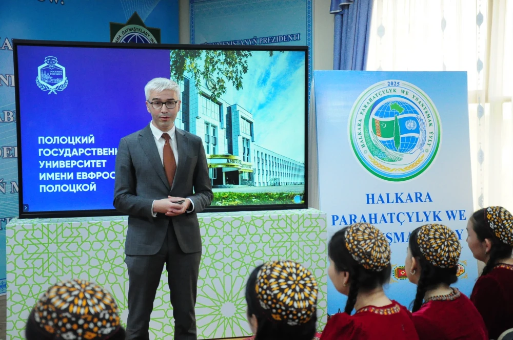 TÜRKMEN-BELARUS HYZMATDAŞLYGYNA BAGYŞLANAN OKUW SAPAGY