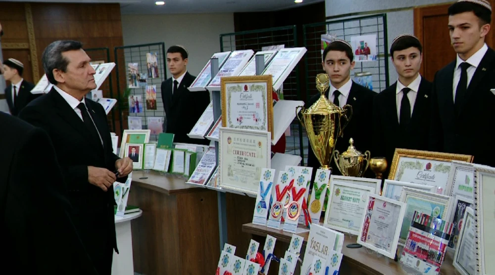 THE PRESENTATION CEREMONY OF THE BOOK OF ESTEEMED PRESIDENT “ÝAŞLAR – WATANYŇ DAÝANJY” WAS HELD
