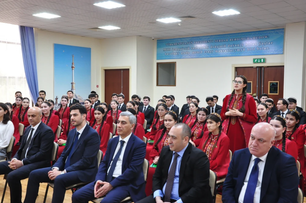 TURKMENISTAN – AZERBAIJAN: LECTURE ON “FRATERNAL AND STRATEGIC COOPERATION” WAS HELD
