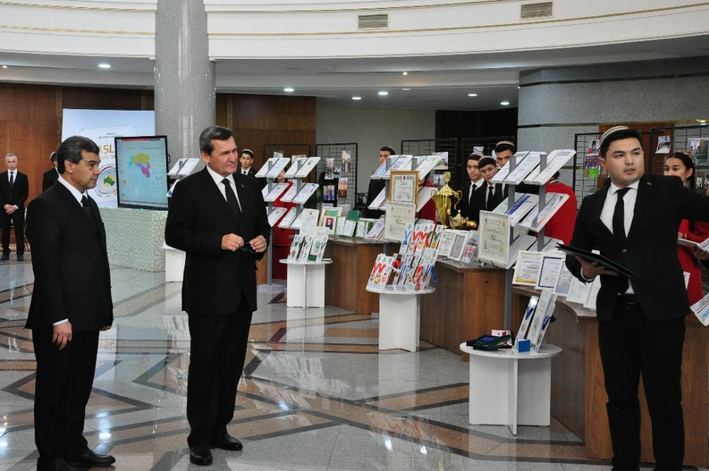 THE PRESENTATION CEREMONY OF THE BOOK OF ESTEEMED PRESIDENT “ÝAŞLAR – WATANYŇ DAÝANJY” WAS HELD