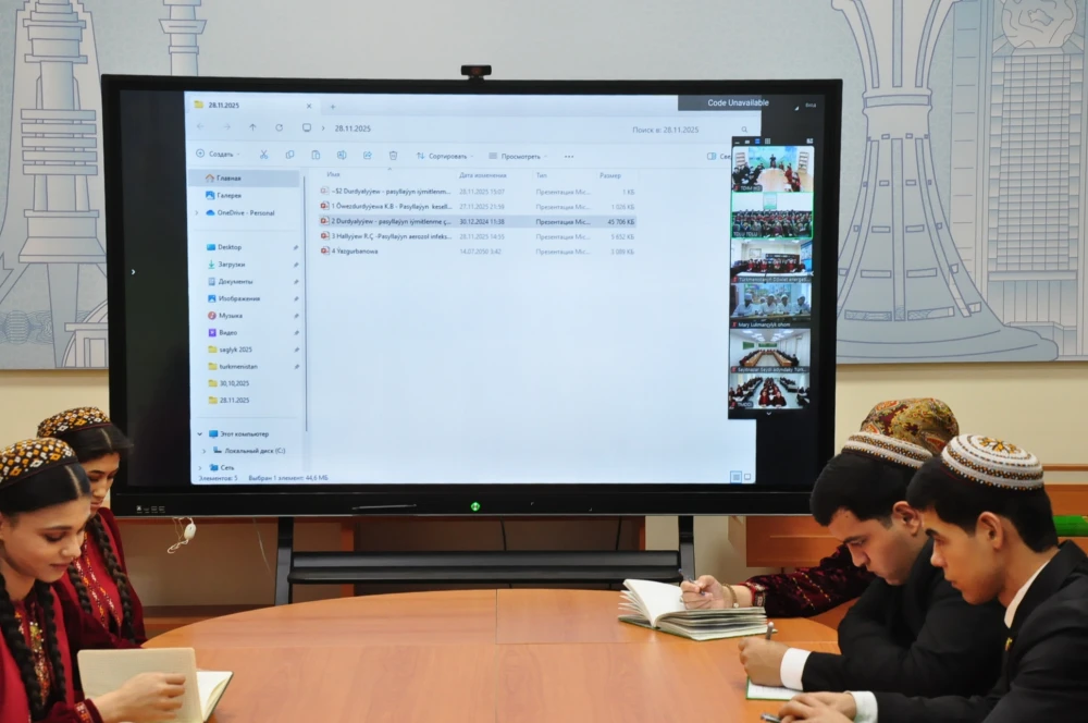 Sagdyn iýmitlenmegiň ähmiýetine bagyşlanan maslahat