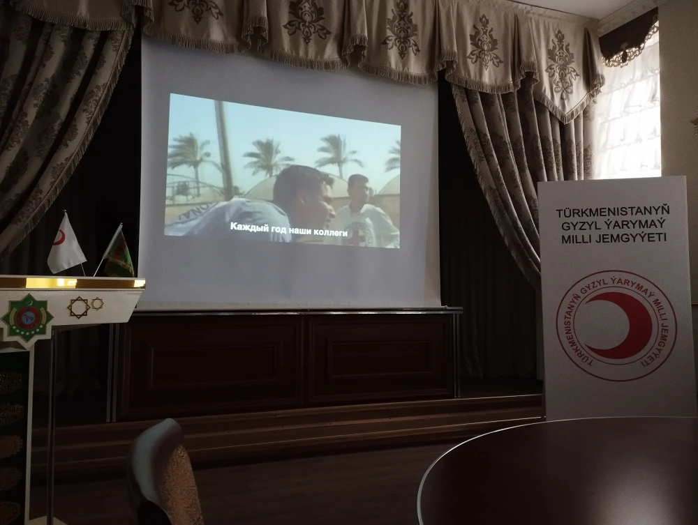 Training Course in the National Red Crescent Society  of Turkmenistan completed