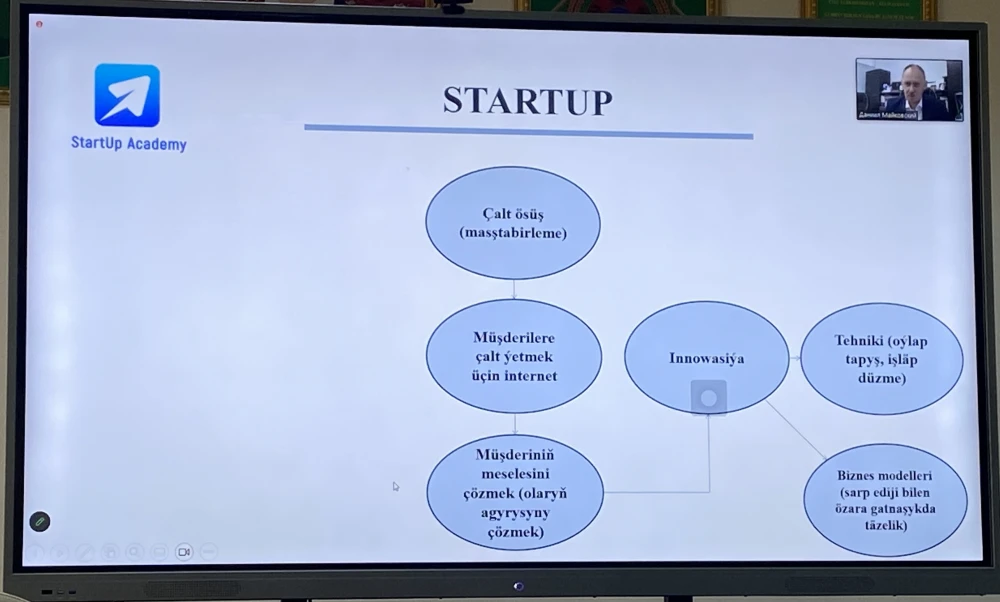 STARTUP ULGAMLARY WE IT TELEKEÇILIGE BAGYŞLANAN ONLAÝN SEMINAR GEÇIRILDI