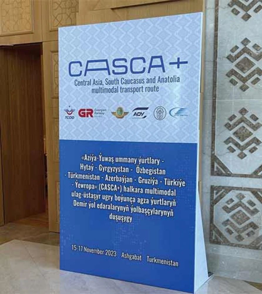 Türkmenistan CASCA + multimodal ulag ugrunda halkara hyzmatdaşlygyny pugtalandyrýar surady
