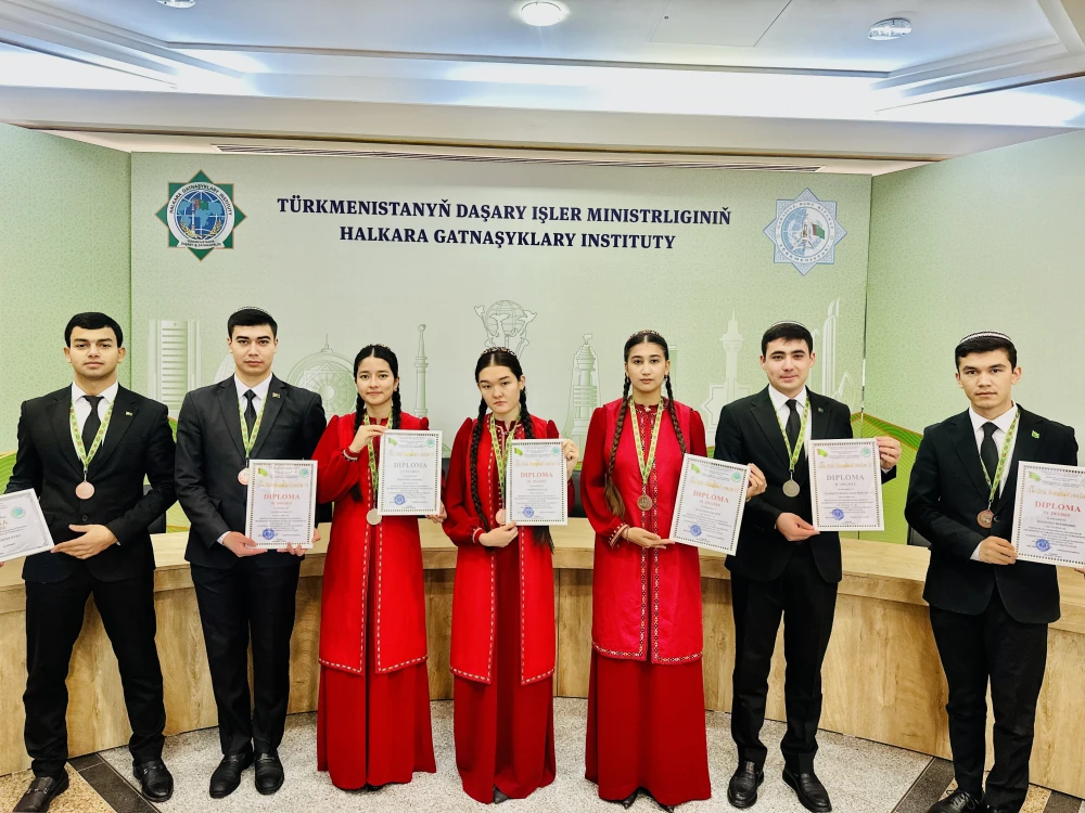 TALYPLARYMYZ HALKARA INTERNET OLIMPIADASYNYŇ ÝEŇIJILERI BOLDULAR surady