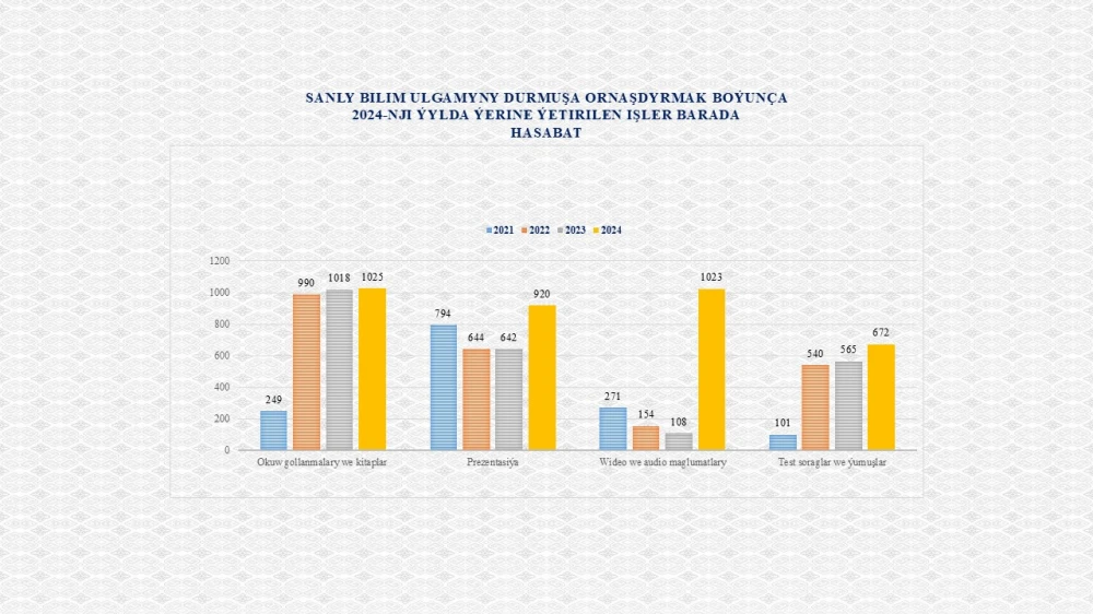 Indicators of the Institute of International Relations of the Ministry of Foreign Affairs of Turkmenistan for 2024 I